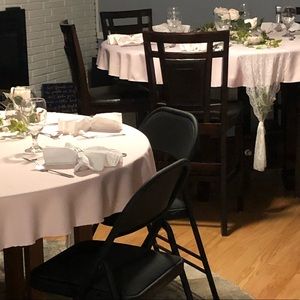 Pink tablecloths - 3 total